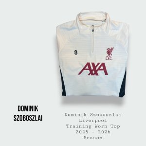 Dominik Szoboszlai Liverpool Pre Match Warm Up Training Top 2025 - 2026 Season