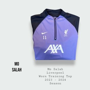 Mo Salah Liverpool Match / Training Worn Top 2023 - 2024 Season