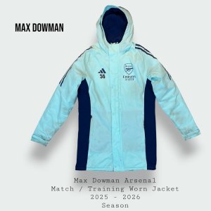 Max Dowman Match / Training Worn Arsenal Jacket 2025 - 2026 Season
