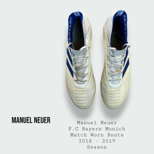 Manuel Neuer Match Worn F.C Bayern Munich Football Boots 2018 - 2019 Season