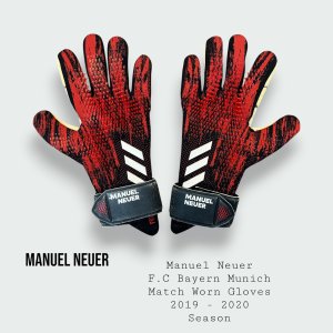 Manuel Neuer Match Worn F.C Bayern Munich Gloves  2019 - 2020 Season