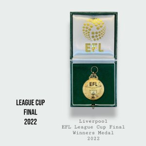 Liverpool EFL Carabao Cup Winners Medal 2022