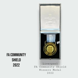 Liverpool 2022 FA Community Shield Winners Medal