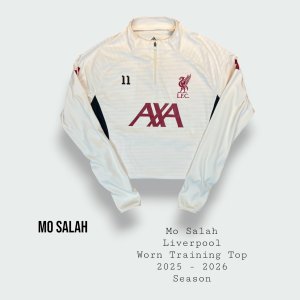 Mo Salah Liverpool Worn Training Top 2025 - 2026 Final Season