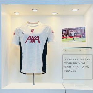 Mo Salah Liverpool Worn Training Shirt 2025 - 2026 Final Season