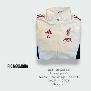 Rio Ngumoha Match / Training Worn Liverpool Jacket 2025 - 2026 Season
