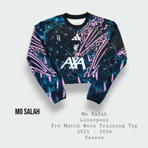 Mo Salah Liverpool Pre Match Worn Top 2025 - 2026 Final Season