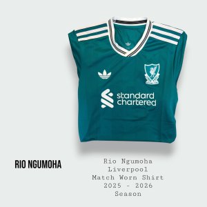 Rio Ngumoha Match Worn Liverpool Premier League Shirt 2025 - 2026 Season