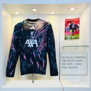 Mo Salah Liverpool Pre Match Worn Top 2025 - 2026 Final Season