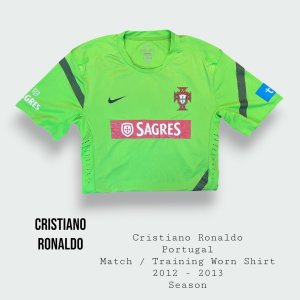 Cristiano Ronaldo Match / Training Worn Portugal Shirt 2012 - 2013 Season