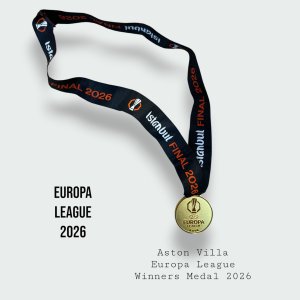 Aston Villa Europa League Winners Medal 2026