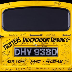 Only Fools & Horses Cast Signed Large Full Size Rear Van Door