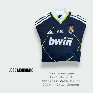 Jose Mourinho Match / Training Worn Real Madrid Shirt 2010 - 2011 Season