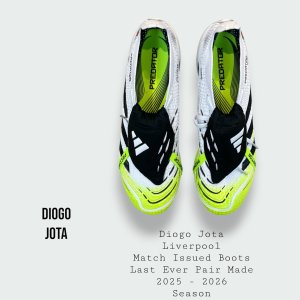 Diogo Jota Match Issued Liverpool Football Boots 2025 - 2026 Season