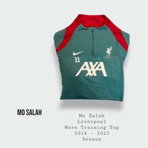 Mo Salah Liverpool Worn Training Top 2024 - 2025 Season
