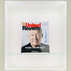 Sir Alex Ferguson Signed Manchester United Programme Last Ever Match at Old Trafford - 2013